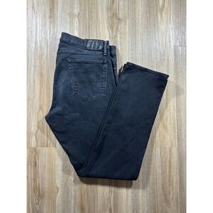 Polo Ralph Lauren Varick Slim Straight Men's Black Denim Pants Size 36x34 SUPER